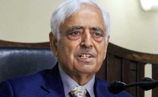 PM Modi’s Lahore Visit Step In The Right Direction: Mufti Mohammad Sayeed
