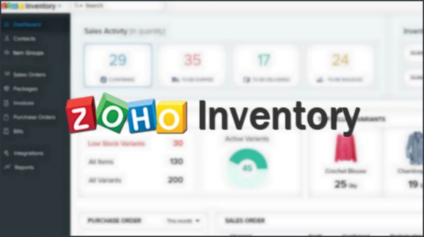 control Order Processing, client facts with Zoho inventory