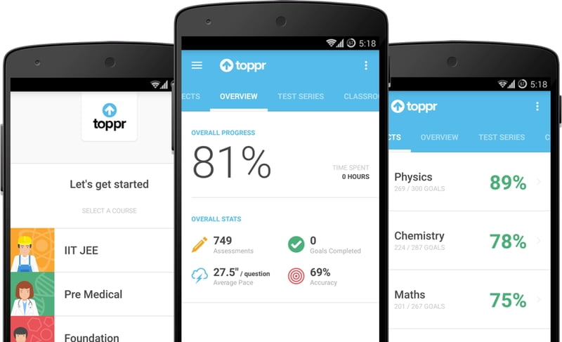 Can exam education Apps update education classes in India?