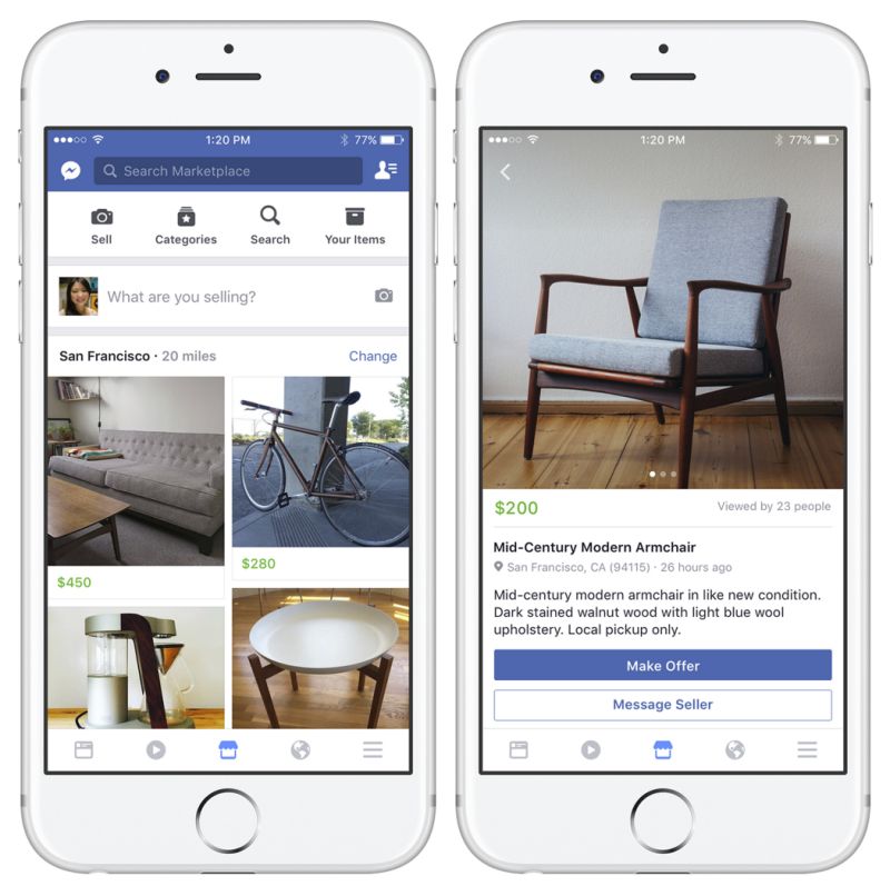 Facebook Launches New Marketplace for Buyers and Sellers (Watch)