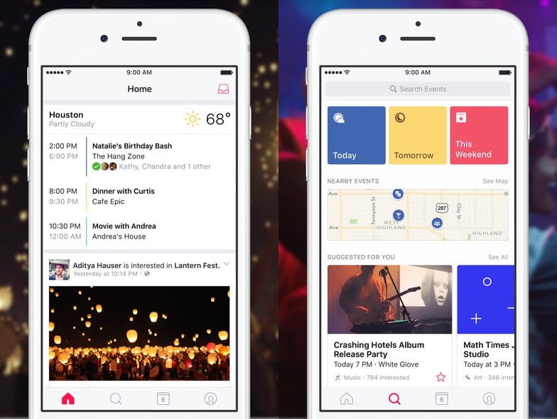 Facebook Launches Events App for iPhone; Android Version Is ‘Coming Soon’