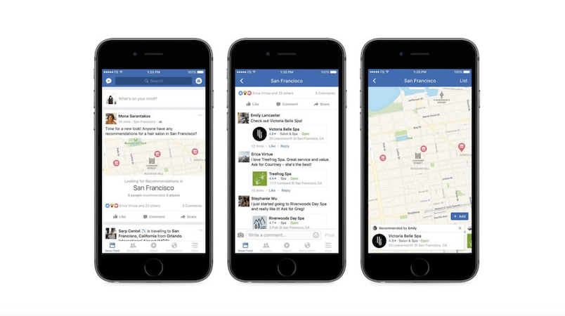 Facebook Now Lets You Order Food, Book Movies With Friends’ Help