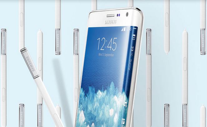 Samsung Galaxy Note Goes Over the Edge — With Curved Screen