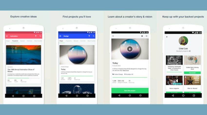 Kickstarter Apps Go Open Source on iOS and Android to Help Startups