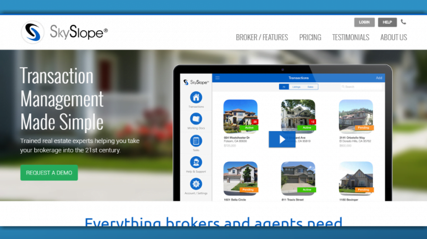 SkySlope Lets Real Estate Brokers Manage Business Online