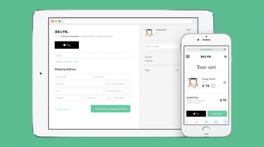 Shopify Announces Apple Pay as New Payment Option