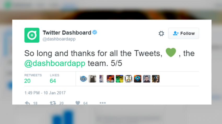 So Long, Twitter Dashboard — We Hardly Knew You