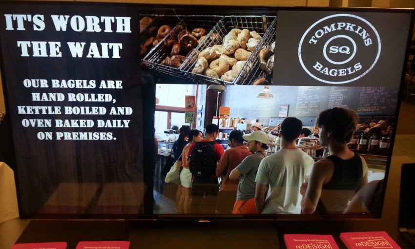 Samsung SMART Signage TV: Digital Signs and TV for Small Businesses