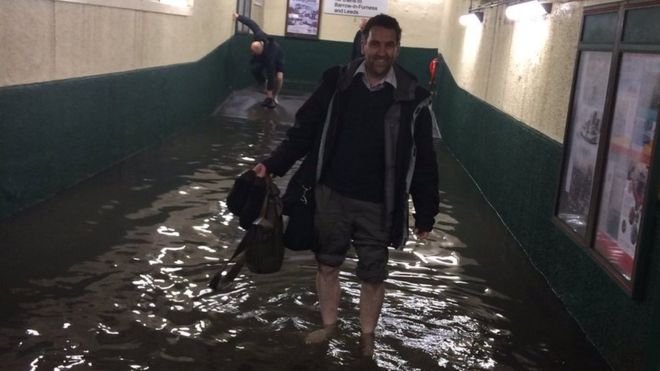 UK floods: 70 people and horses rescued in Lancashire