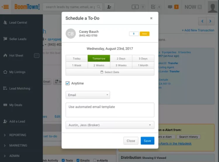 BoomTown Review – Pricing, Website Examples, CRM